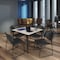 Regency Kahlo Square Table & Chair Sets, 42 W, 42 L, 29 H, Wood, Metal, Polypropylene Top, Maple TPL4242PLBK44BK - alternate 3